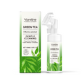 Viareline Green Tea Foam Cleanser, Mild Ingredients Deep Clean Pores Refreshing Cleanser Without Greasy